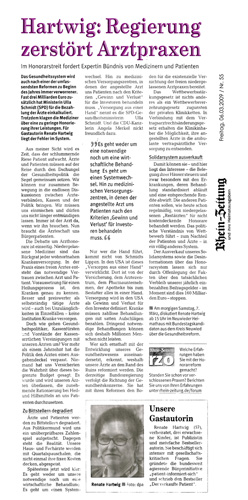 Rhein-Zeitung 06.03.2009
