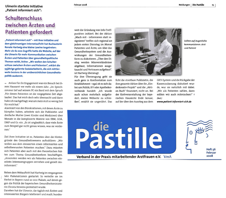 Die Pastille -  Heft Februar 2008