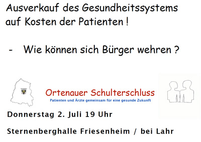 Ortenauer Schulterschluss am 02.07.2009