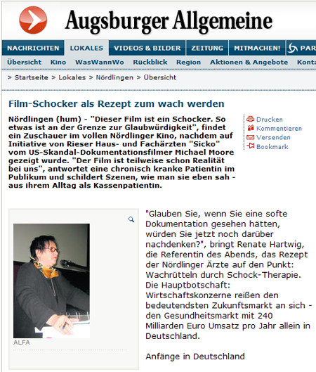 Film-Schocker als Rezept zum wach werden