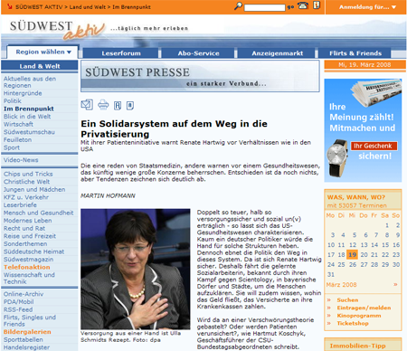 Ein Solidarsystem auf dem Weg in die Privatisierung